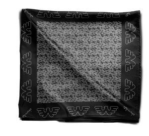 Chocolate Waylon Jennings Chunk Bandana Black