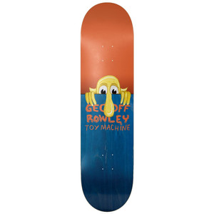 Toy Machine Geoff Rowley Fence Deck 8.5 -  Skateboard Deck