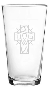 Dogtown Ese Cross Pint Glass 16oz