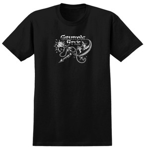 Anti-hero Grimple Stix Barbarians Black Ss L - Skateboard Tshirt