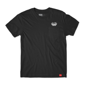 Chocolate Waylon Jennings W Black Pocket Ss M - Skateboard Tshirt