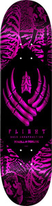 Powell Team Skeleton Pink Foil Flight Deck 8.0 -  Skateboard Deck