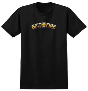 Spitfire Heatwave Black Ss M - Skateboard Tshirt