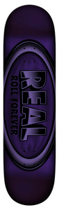 Real Team Dbx Oval Purple Foil Deck 8.38 -  Skateboard Deck