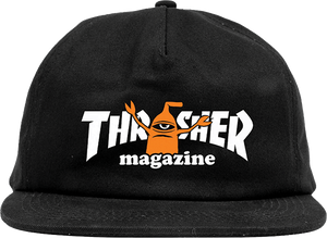 Thrasher - Toy Machine Sect Hat Adj-black - Skateboard Hat