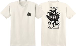 Antihero - Carnales Blanco Ss S-cream/black - Skateboard Tshirt