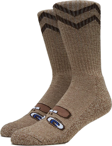 Toy Machine - Betard Crew Socks Brown 1pr - Skateboard Socks