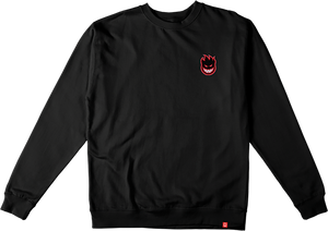Spitfire - Lil Bighead Fill Crew/swt M-blk/blk/red/wht - Skateboard Sweatshirt Hoodie Spitfire - Lil Bighead Fill Crew/swt M-blk/blk/red/wht - Skateboard Sweatshirt Hoodie