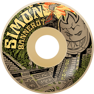 Spitfire - Bannerot F4 93a Radial Full Templo 54mm Nat - Skateboard Wheels (Set Of Four) Spitfire - Bannerot F4 93a Radial Full Templo 54mm Nat - Skateboard Wheels (Set Of Four)