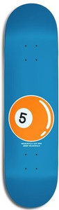 5 Boro Mcdonald 5ball Blue Deck 8.37 - Skateboard Deck