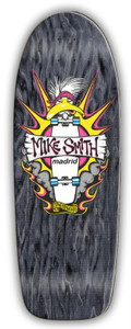 Madrid Mike Smith Duck Black Veneer Reissue Shaped Deck 10.75 X 31.00 - Skateboard Deck
