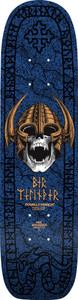 Powell Per Welinder Nordic Skull Freestyle Shaped Deck Navy/gold 7.25 X 27.0 - Skateboard Deck