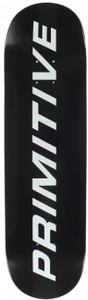 Primitive Team Euro Slant Black Deck 8.25 - Skateboard Deck