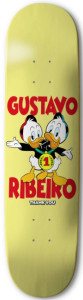 Thank You Gustavo Ribeiro Twins Deck 8.25 - Skateboard Deck