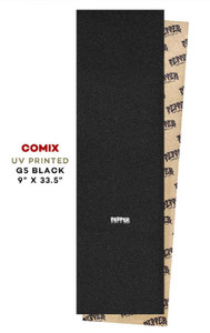 Pepper G5 Comix Graphic Griptape Sheet 9.00 X 33.50 - Skateboard Grip Tape
