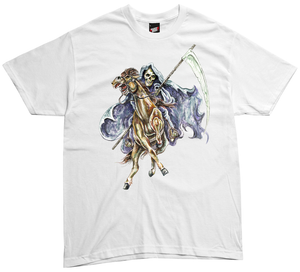 Deathwish Pale Horse White Ss M - Skateboard Tshirt