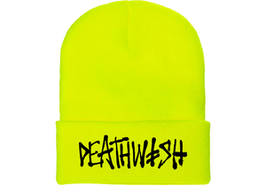 Deathwish Og Deathspray Beanie Safety Green