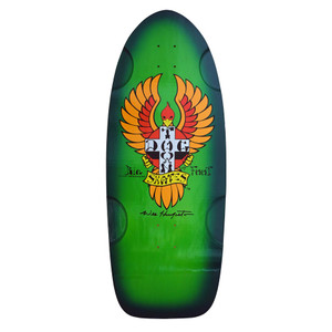 Dogtown Big Foot Og 70's Classic Fluorescent Green/fluorescent Blue Fade Re-issue Deck 11.78 X 30.82 - Skateboard Deck