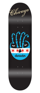 Character Team Chicago Punk Skull Flag Deck 7.75 - Skateboard Deck
