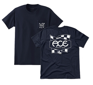 Ace Speedway Navy Pocket Ss Xl - Skateboard Tshirt