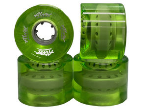 Alva Cruiser Clear Green 60mm 83a Wheels - Skateboard Wheels (Set Of Four)