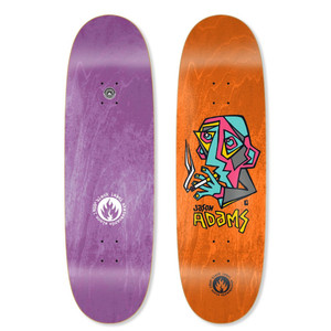 Black Label Jason Adams Smoking Section Custom Egg Shaped Deck 9.5 - Skateboard Deck