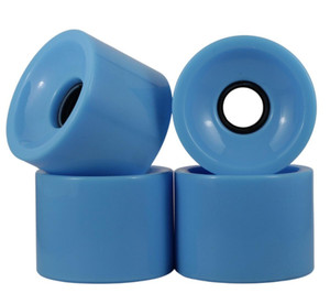 Blank Cruiser Light Blue 70mm 78a (set Of 4) - Skateboard Wheels