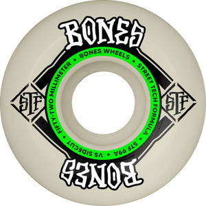 Bones Stf Sidecut V5 52mm 99a (set Of 4) - Skateboard Wheels