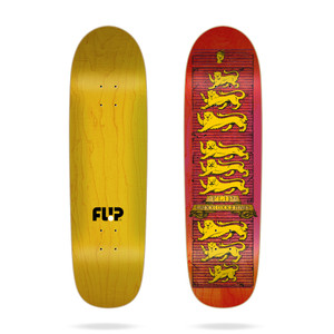Flip Mountain Lions Red Shaped Deck 8.75 - Skateboard Deck
