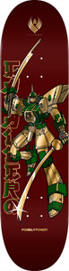 Powell Caballero Gundam Burgundy/gold Foil Flight Deck 8.25 - Skateboard Deck
