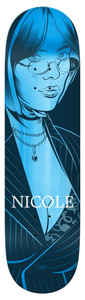 Real Nicole Crush Ltd Twin Nose Deck 8.25 - Skateboard Deck