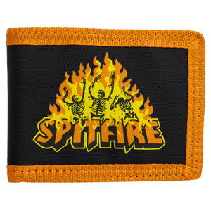 Spitfire Hellfire Bi Fold Wallet Black