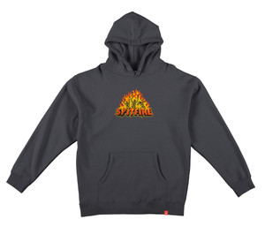 Spitfire Hellfire Charcoal Hd/swt M - Skate Hoodie Sweatshirt