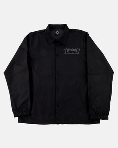 Thrasher Shadow Mag Logo Coach Jacket Black Xl