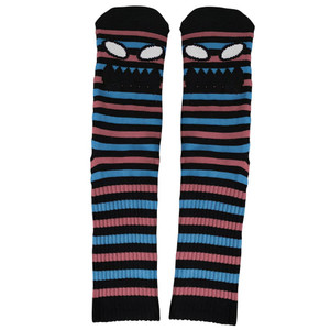 Toy Machine Monster Face Mini Stripes Socks Blue
