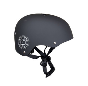Commonwealth Black Helmet Medium - Skateboard Helmet