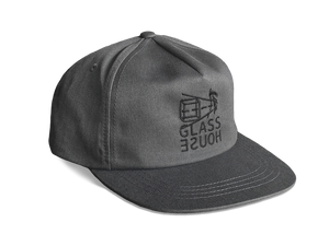 Glass House Projection 5 Panel Hat Charcoal