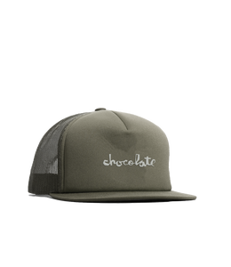 Chocolate Chunk Trucker Hat Olive - Skateboard Hat