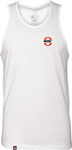 Bones Og Swiss Circle White Tank Top S - Skateboard Tshirt