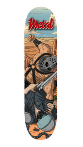 Metal Team Humungus Deck 10.00 - Skateboard Deck