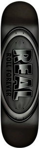 Real Team Dbx Oval Silver Foil Deck 8.50 - Skateboard Deck