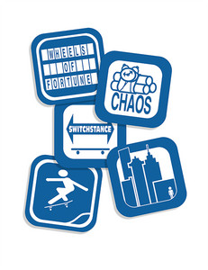 411 - Icons 5/pack Assorted Decals Assorted 411 - Icons 5/pack Assorted Decals Assorted