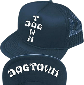 Dogtown - Cross Letters Flip Mesh Hat Adj-navy - Skateboard Hat Dogtown - Cross Letters Flip Mesh Hat Adj-navy - Skateboard Hat