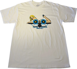 SMA - Girl On Plane Ss Xl-white - Skateboard Tshirt
