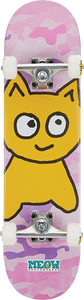 Meow - Big Cat Soft Top Comp-7.25 Pink Camo - Complete Skateboard Meow - Big Cat Soft Top Comp-7.25 Pink Camo - Complete Skateboard
