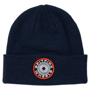 Spitfire Classic 87 Swirl Patch Beanie Navy - Skateboard Beanie