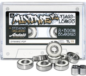 Andale Tiago Lemos Mix Tape Vol 2 Pro Rated Bearings Single Set - Skateboard Bearings