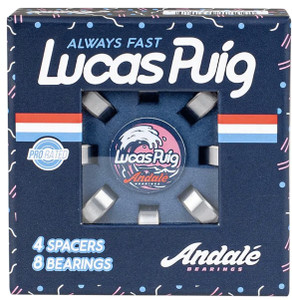 Andale Lucas Puig Pro Rated Bearings Single Set - Skateboard Bearings