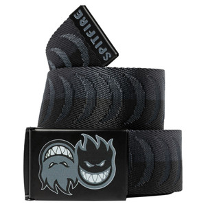 Spitfire Eternal Crescent Jacquard Belt Charcoal/black