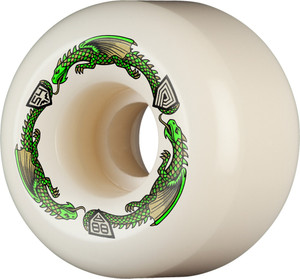 Powell Dragon Formula Green A2 54mm X 39mm 88a (set Of 4) - Skateboard Wheels